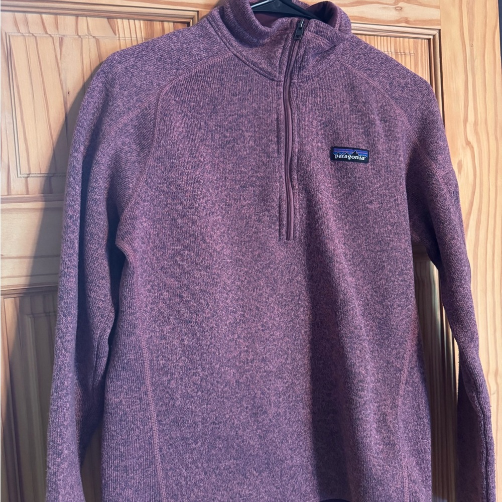 Patagonia Purple Quarter-Zip Pullover